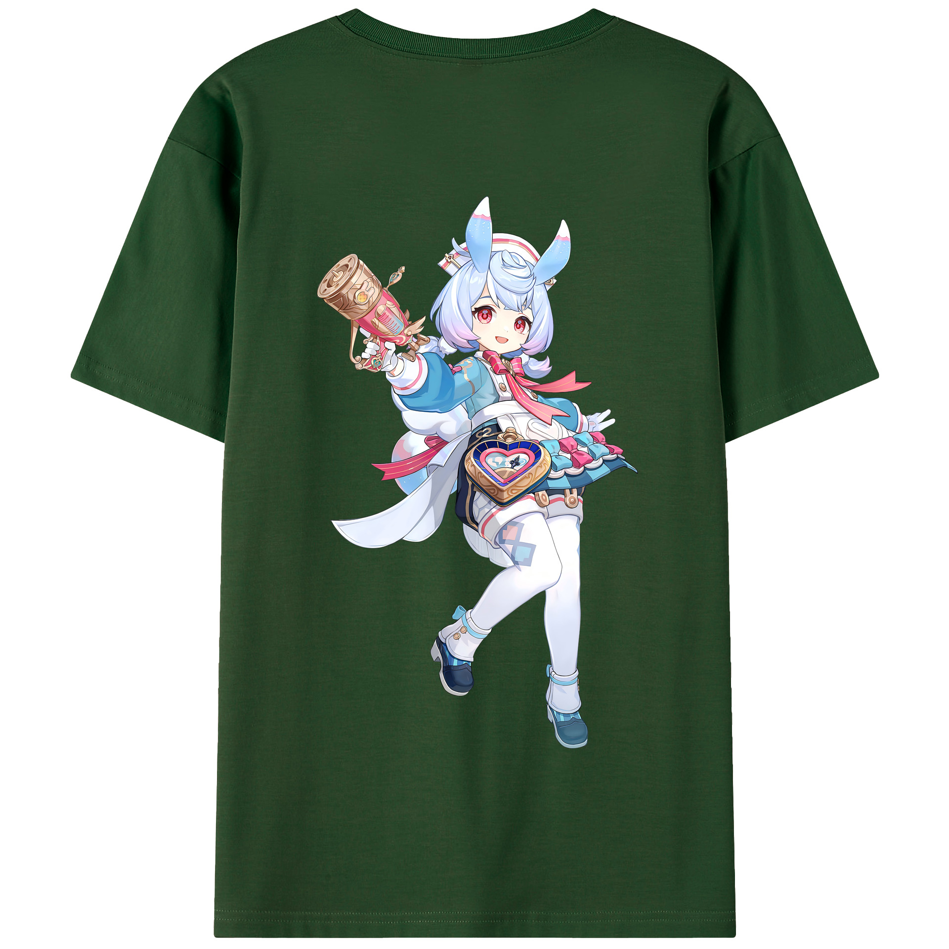 げんし神 シゲウィン genshin Shigewin 綿100％半袖Tシャツ（背面プリント）